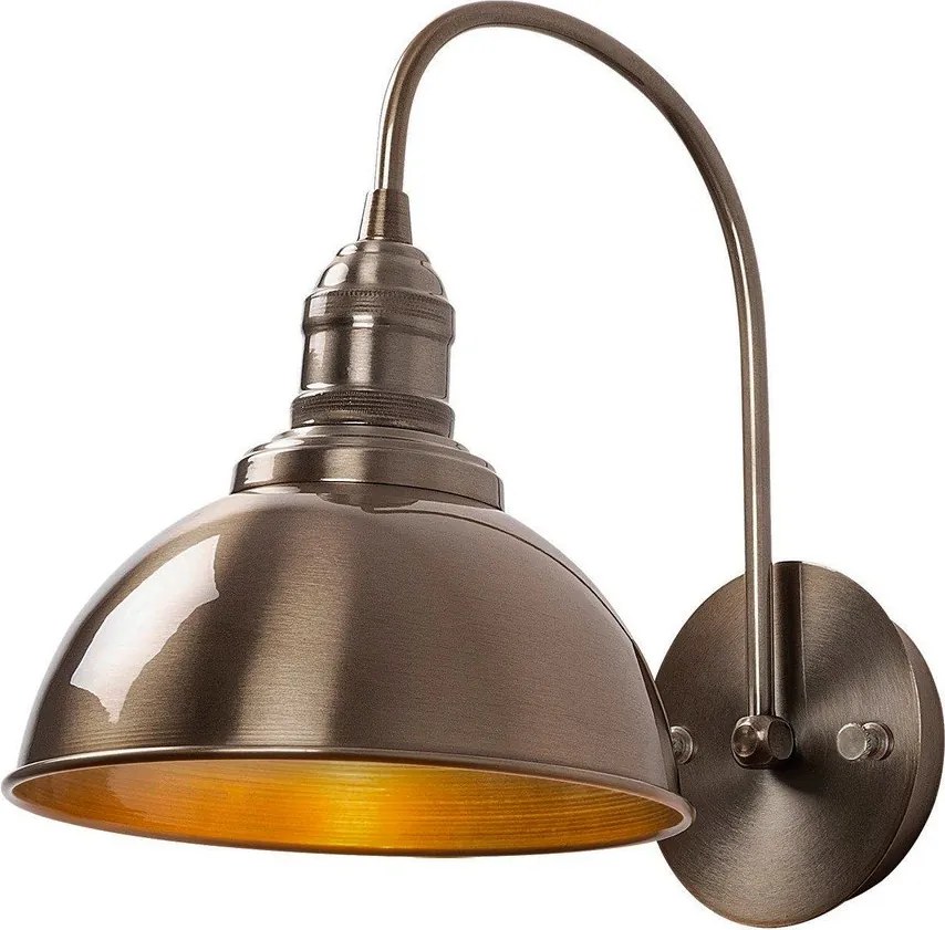 Sárgaréz színű fali lámpa ø 21 cm Varzan – Opviq lights
