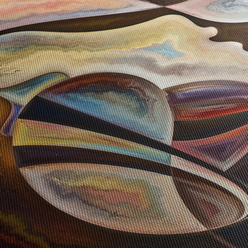 Kép - Absztrakció fejek (70x50 cm)
