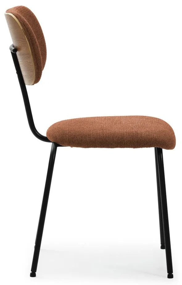 Téglavörös étkezőszék szett 4 db-os Dash – Marckeric