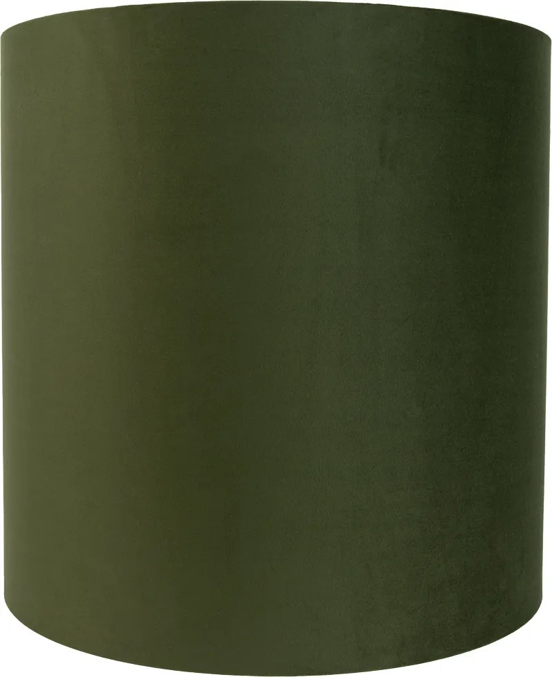 Bársony lámpaernyő zöld 40/40/40 arany belsővel