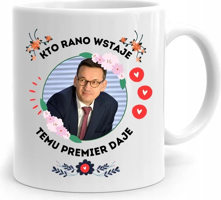 Bögre Politikus Miniszterelnök Mateusz Morawiecki Pis