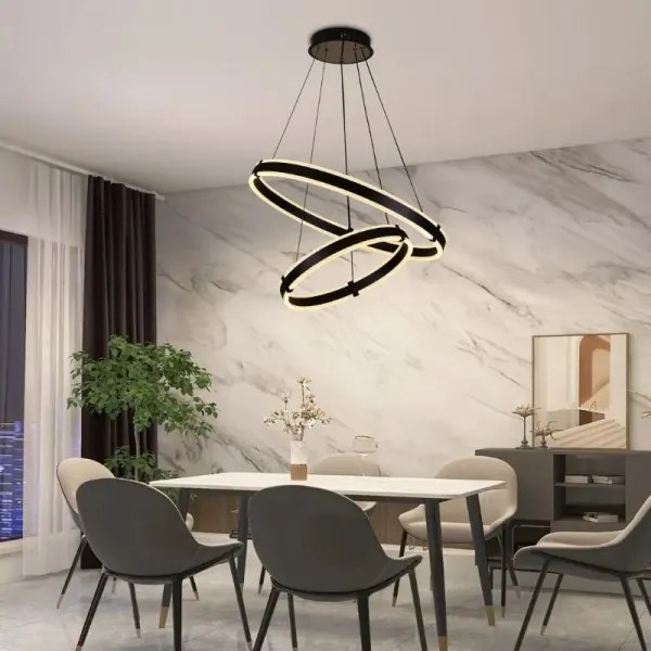 LED állítható fényerejű csillár kábellel LED/140W/230V 3000-6500K + DO