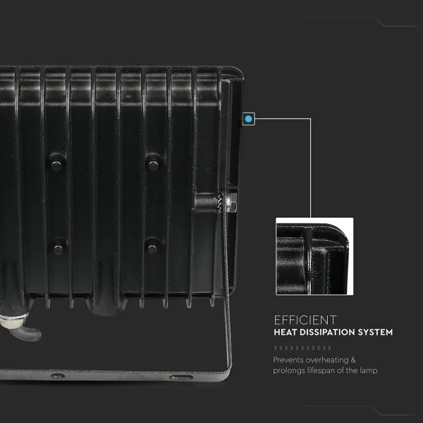 LED Kültéri reflektor LED/200W/230V 4000K IP65 fekete