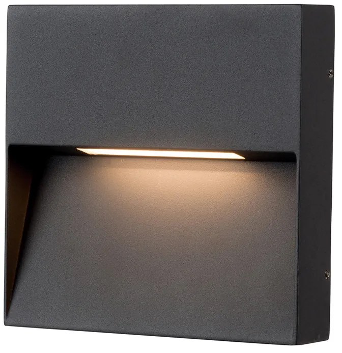 AZZARDO 4367 CASORIA Modern Kültéri Fali Lámpa Szürke LED IP54