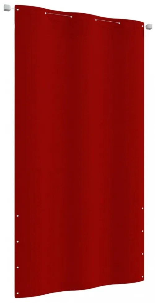 piros oxford-szövet erkélyparaván 120 x 240 cm