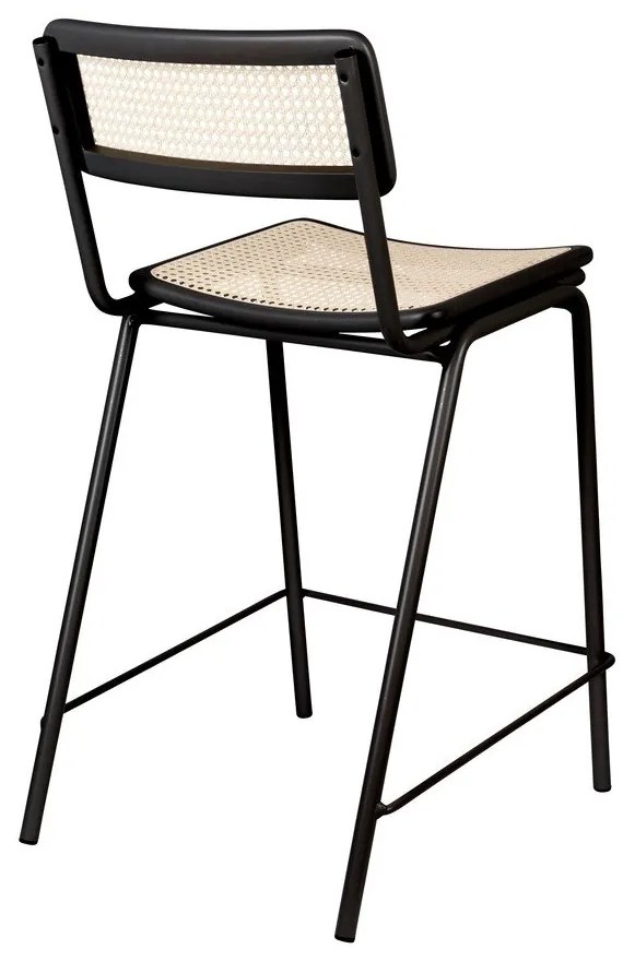 Fekete-natúr színű bárszék szett 2 db-os 93,5 cm Jort – Zuiver