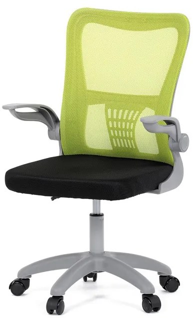 Gyerekszék állítható magassággal, zöld hálós háttámlával. KA-K2008 GRN