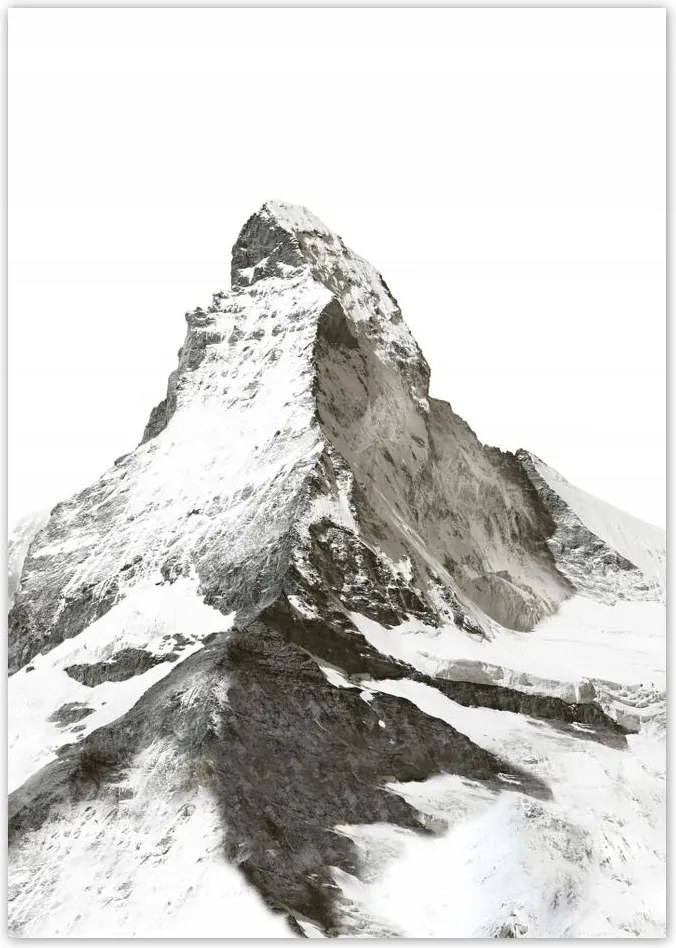 Poszterek A5 Pion Téli hegy hegyi tájkép