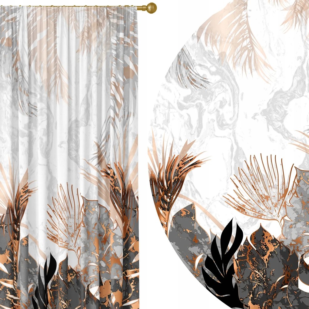 Kész Függöny Béka Szalag 140X250 Függöny Levelek 096 Rövidítés Ingyen