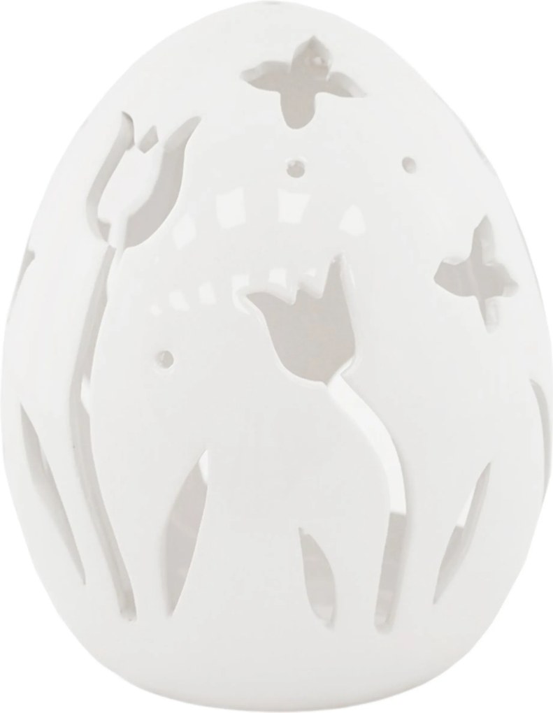 Tojás T-Light húsvéti dekoráció kerámia zseblámpa 20cm