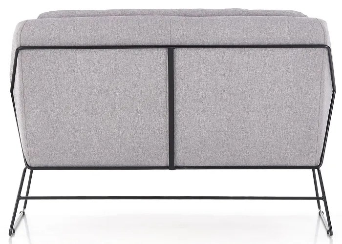 Kétüléses Soft II XL, szürke / fekete