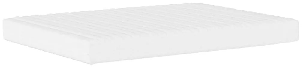 fehér műbőr ágy Viana matraccal 140 x 200 cm