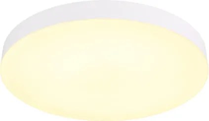Globo 12384-36W Mennyezeti lámpa matt fehér műanyag, csúszókapcsoló, lépcsős kapcsoló, színek rögzíthetők, ø: 400mm, M: 45mm, tartozék: LED 36W 230V, 4700lm forrás, 3400lm kimenet, CCT 3000/4000/6500K