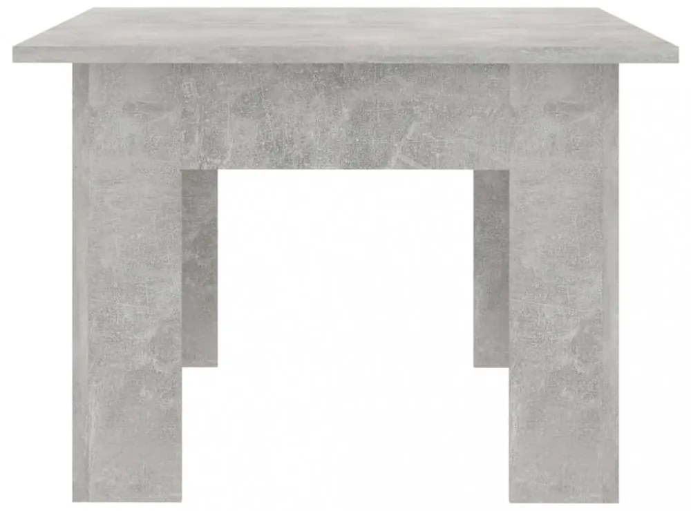 betonszürke szerelt fa dohányzóasztal 100 x 60 x 42 cm