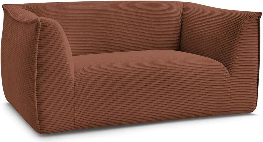 Narancssárga kordbársony kanapé 170 cm Giorgia – Bobochic Paris