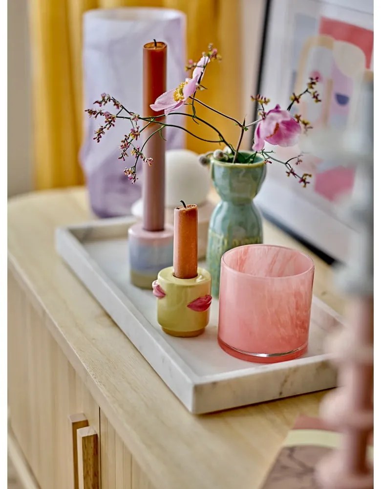 Kőedény gyertyatartó készlet 2 db-os Sassy – Bloomingville