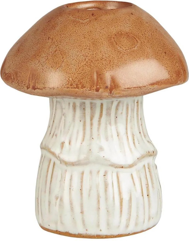 Gyertyatartó gomba barna Ib Laursen, 7,8 cm