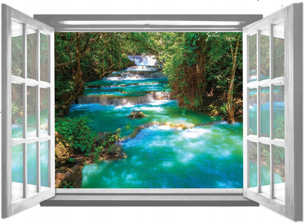 Fotótapéta matrica lyuk a falon Víz 201x145