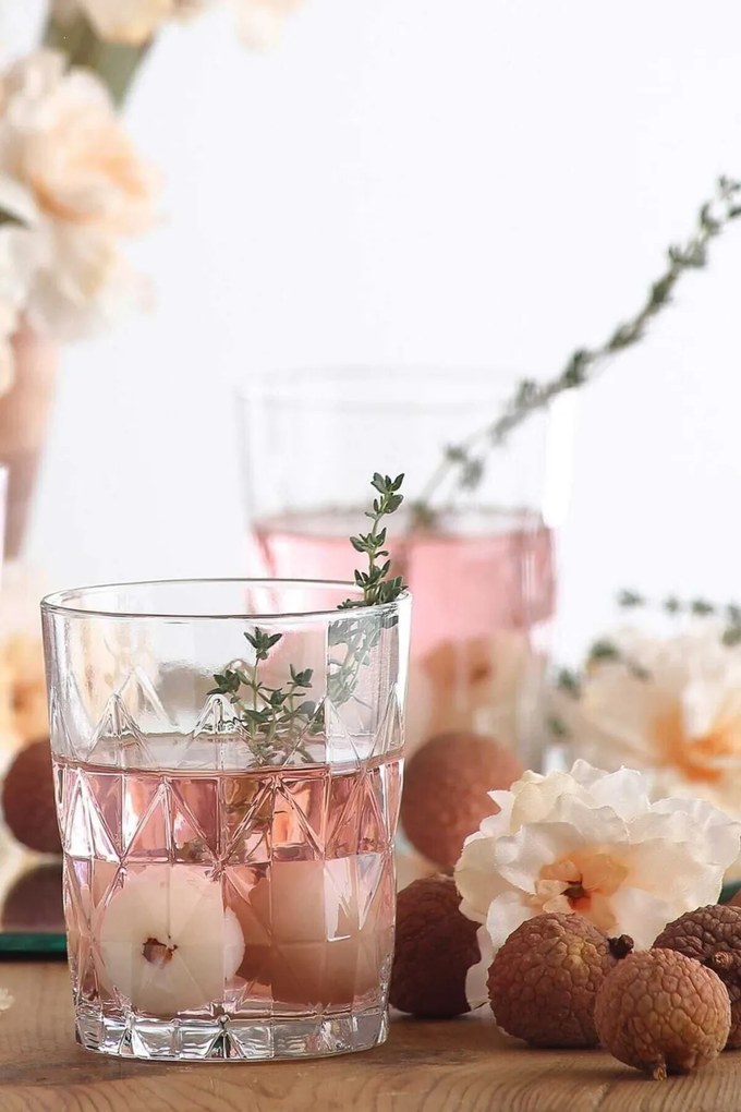 6 részes üveg pohár szett 345 ml