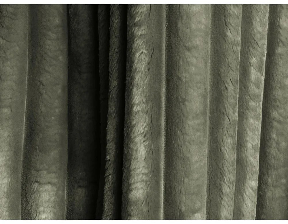 Zöld kordbársony kinyitható-tárolóhelyes kanapé 266 cm Kini – Makamii