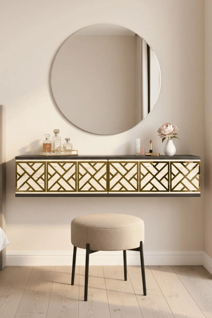 Arex 120 - Anthracite, Travertine, Gold
