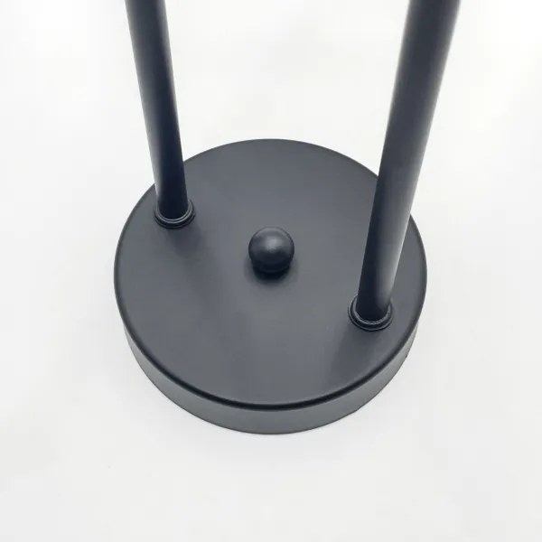 Brilagi - MALIVA felületre szerelhető csillár 4xE14/15W/230V fekete/füstszínű