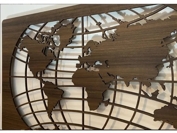 Li-Go 4709/DUB2 - LED RGBW fali dekorációs lámpa LED/24W/230V 125x74 cm tölgy + távirányító