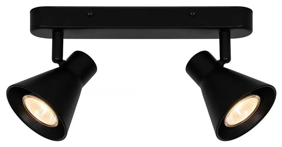 Nordlux - EIK spotlámpa 2xGU10/35W/230V fekete