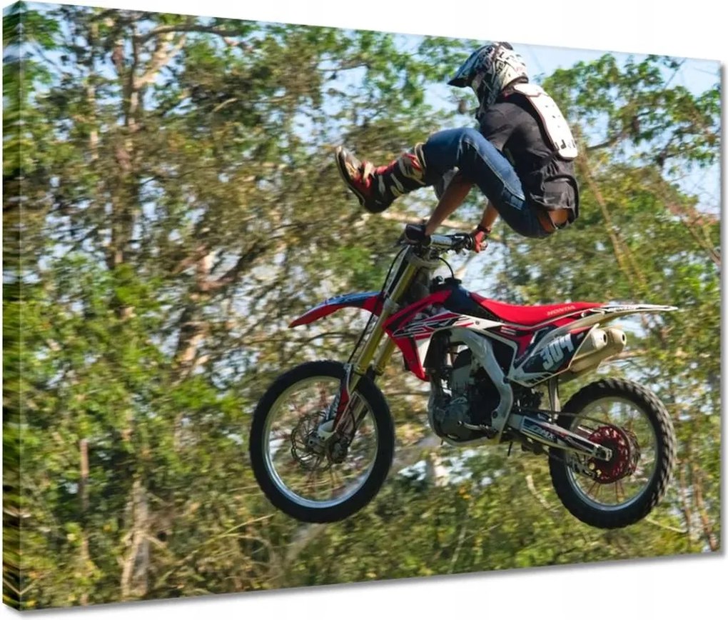 Vászonkép 40x30 Honda motorkerékpár Motor