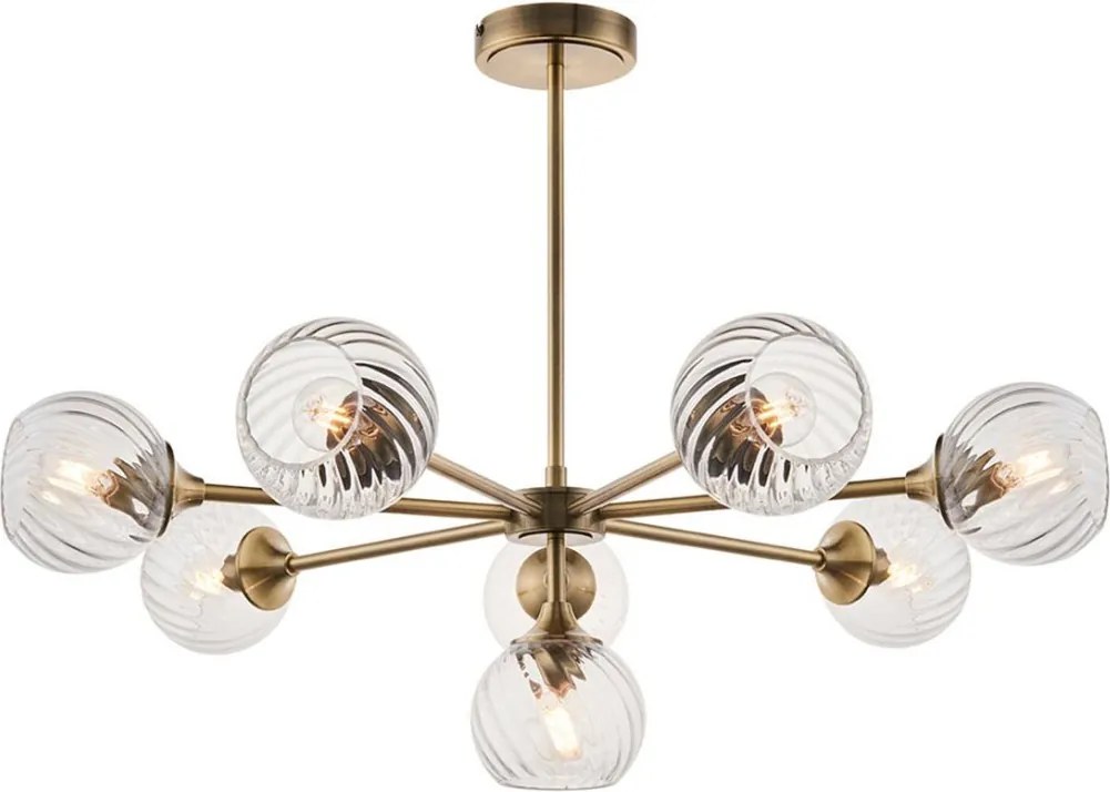 Endon Allegra 103172 Plafonlámpa 8x7w/e14 ip20
