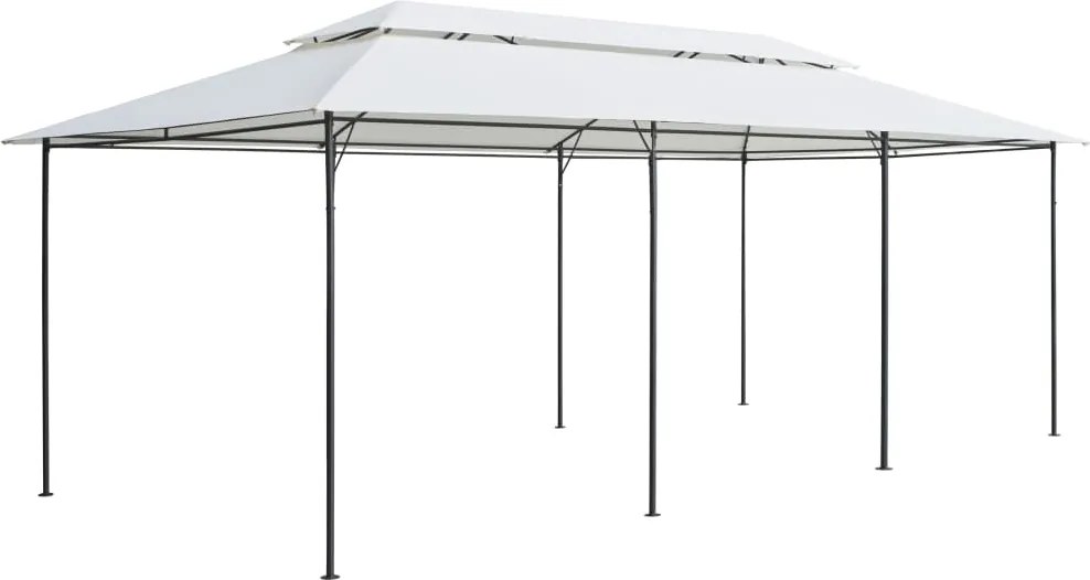 vidaXL fehér pavilon 600 x 298 x 270 cm 180 g/m²