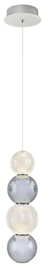 CREMONA LED zsinóros csillár, 7W/230V, 3000K, matt króm