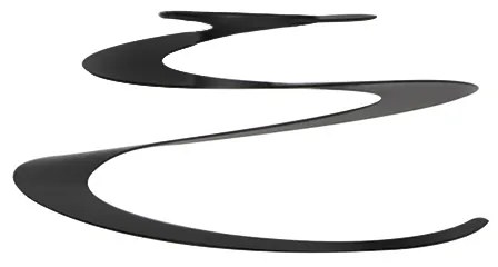 Acél lámpabúra fekete 20 cm - Spiral
