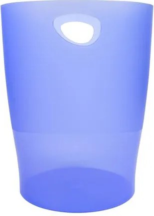 Papírkosár, 15 liter, PP, EXACOMPTA Linicolor, jégkék (EX45310D)