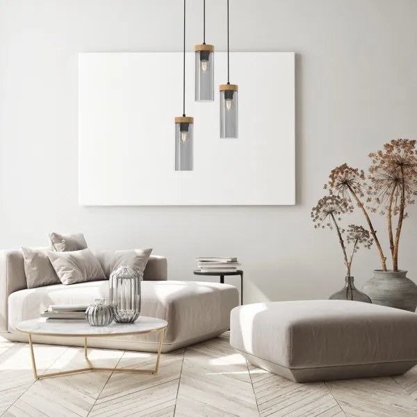 Csillár zsinóron ELICA 3xE27/60W/230V