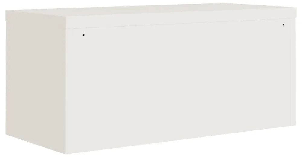 fehér acél irattartó szekrény 90x40x220 cm
