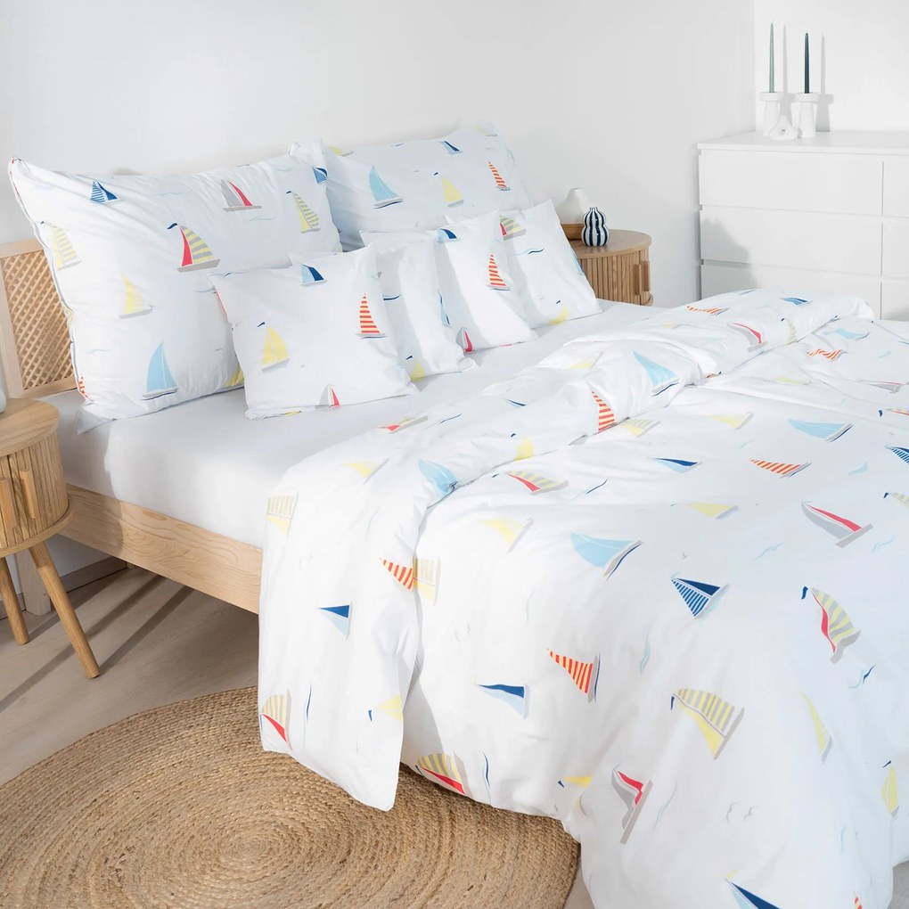 Goldea pamut ágyneműhuzat - vitorlások 140 x 220 és 70 x 90 cm