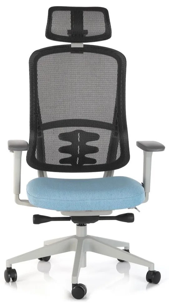 Fiero II irodai szék, kék / szürke