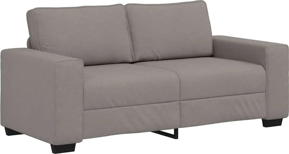 vidaXL kétszemélyes tópszínű szövet kanapé 180x77x82 cm