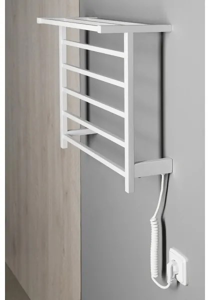 Sapho - Elektromos törölközőszárító ELZOR 60W/230V 47x50 cm matt fehér