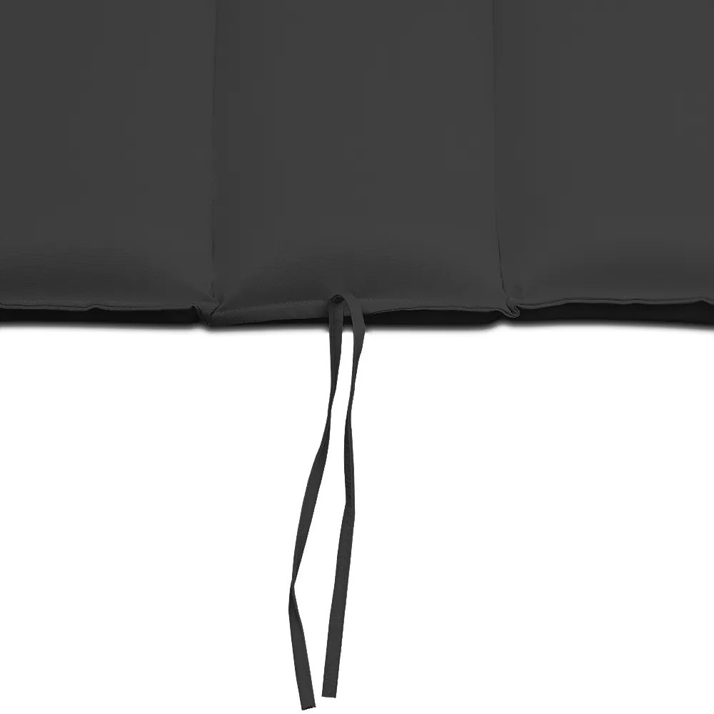 Detex BALI szaunaágy párna, 58x7x177cm, antracit