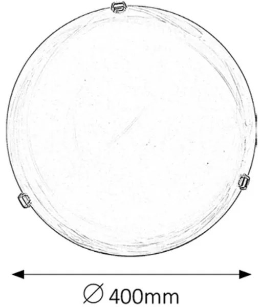 Rabalux 3301 - Mennyezeti lámpa ALABASTRO 2xE27/60W/230V