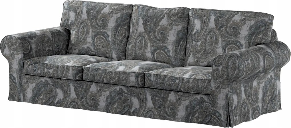 Ektorp 3 személyes kanapé huzat, összecsukható Ikea zöld