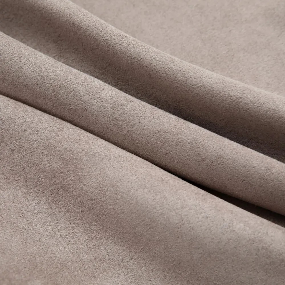 vidaXL 2 db tópszínű sötétítőfüggöny fémgyűrűkkel 140 x 245 cm