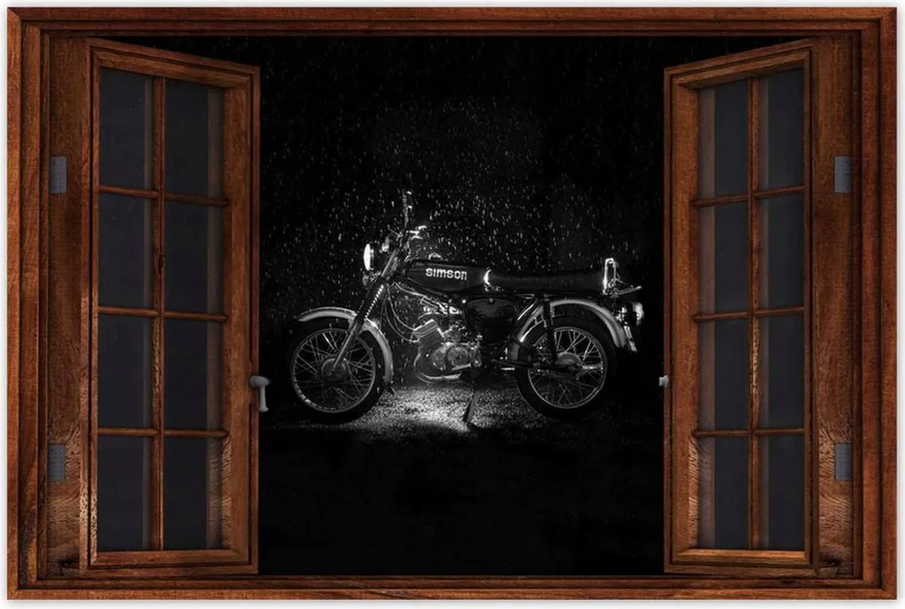 Poszter 60x40 Simson S51 Négysebességes Simson négyszögletes