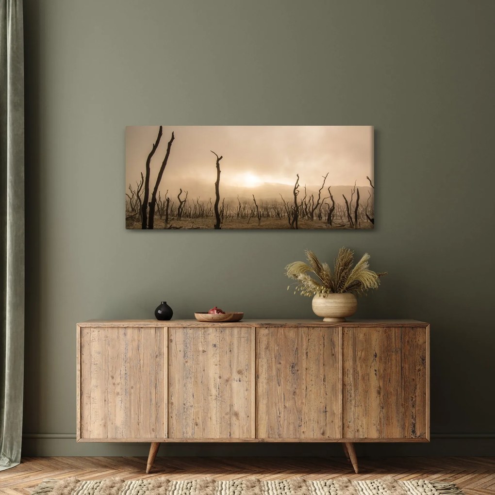 Kép - Csupasz fák (120x50 cm)