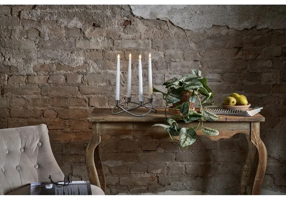 Flamme 2 db fehér LED viaszgyertya, magasság 28,5 cm - Star Trading