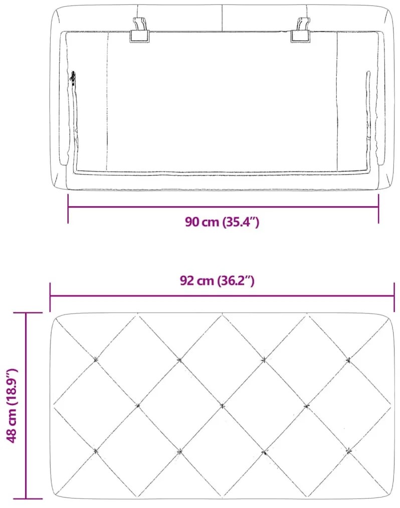 sötétzöld bársony fejtámla párna 90 cm
