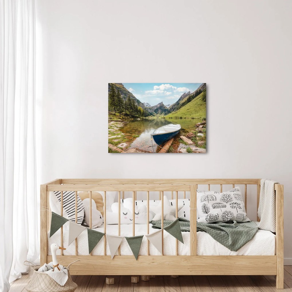Kép - Seealpsee, svájci tó (70x50 cm)