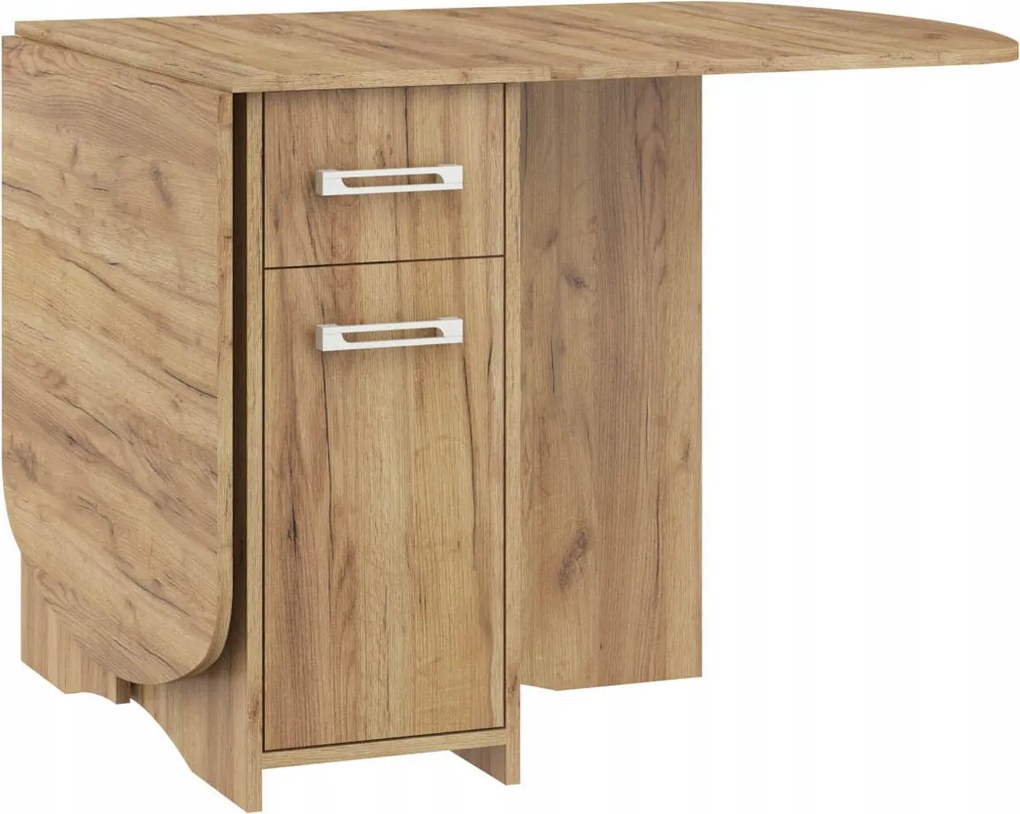 Összecsukható asztal Homi Mini 10 craft arany 40-160